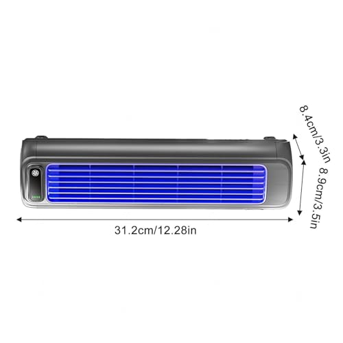 Serum Cooling Ace, Portable Air Conditioner Fan Quiet, with 3 Speeds LED Display, Portable A/C USB charging, 24h Long-Lasting Battery Life -0203,Apricotwhite-25