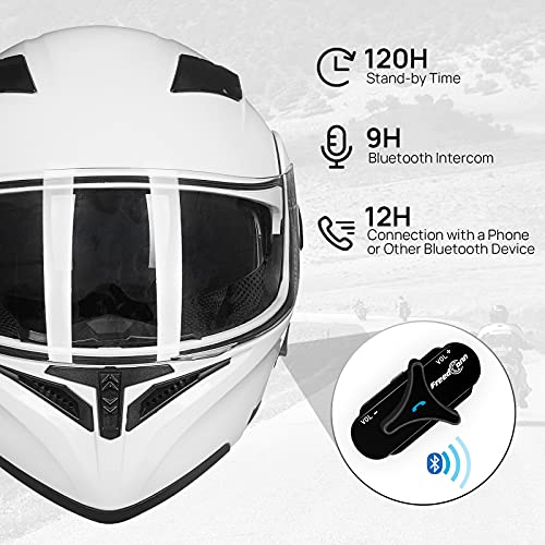 ILM Bluetooth Motorcycle Helmet Modular Flip up Full Face Dual Visor Mp3 Intercom FM Radio DOT Model 902BT/902BT PRO