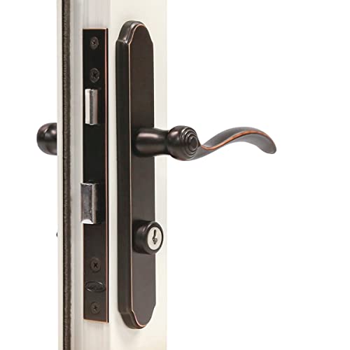 Larson Certified Storm Door Revere Mortise Handle Set (Brushed Nickel)