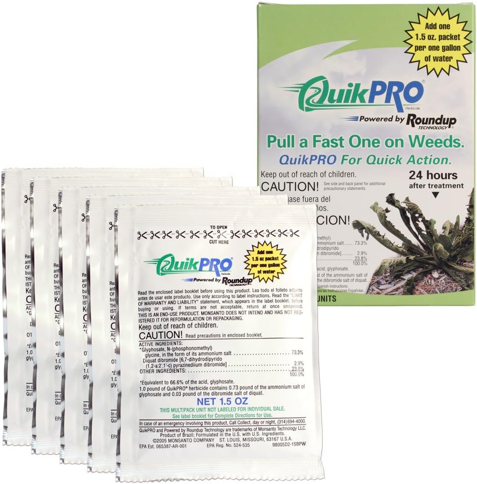 Roundup QuikPro 1 case Net 30 (1.5oz) Packets