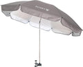 AMMSUN XL Chair Umbrella with Universal Clamp 52 inches and 360-degree Swivel UPF 50+, Portable Clamp on Camping or Beach Chair, Stroller, Wheelchair, Gray