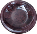 Tierra Garden Birds and Beyond Fiber Clay Bird Bowl, Gloss Bird Bowl with Gloss Rim for Tierra Bird Bath Bases (Antique Brown)