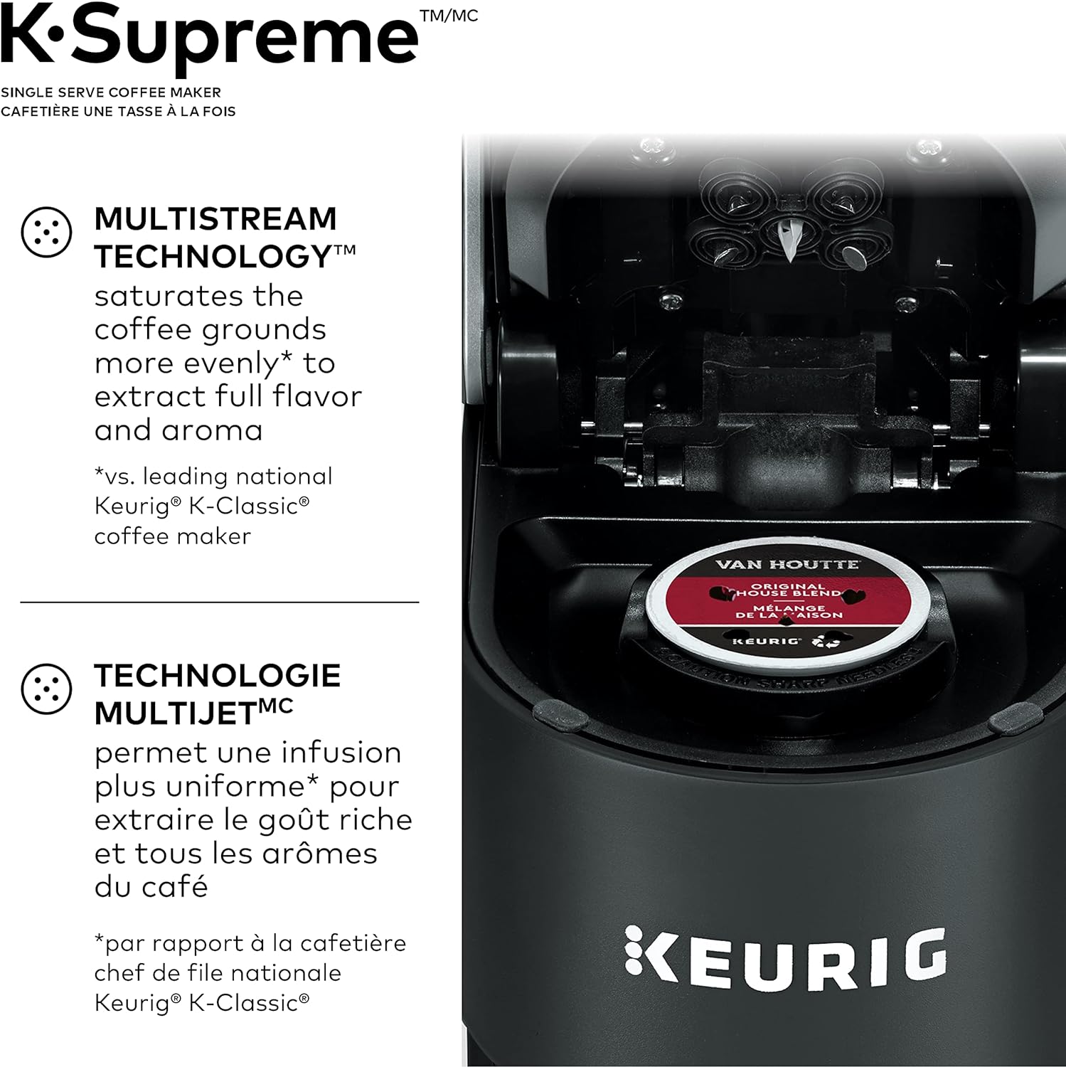 K-Supreme Single Serve K-Cup Pod Coffee Maker