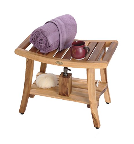30 Inch, Teak Shower Bench, Teak Shower Stool, Shower Benches for Inside Shower, Teak Bench Shower, Teak Shower Seat, Wooden Shower Bench