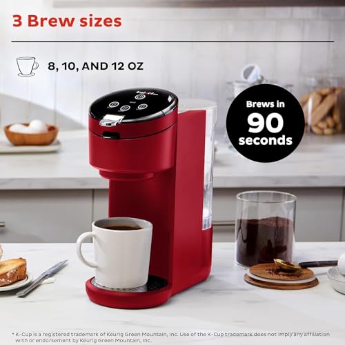 Instant Solo Single Serve Coffee Maker, From the Makers of Instant Pot, K-Cup Pod Compatible Coffee Brewer, Includes Bold Setting and 40oz. Water Reservoir, Brew 8 to 12oz., Black