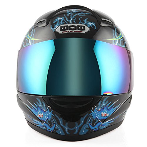 WOW Motorcycle Street Bike Full Face Helmet