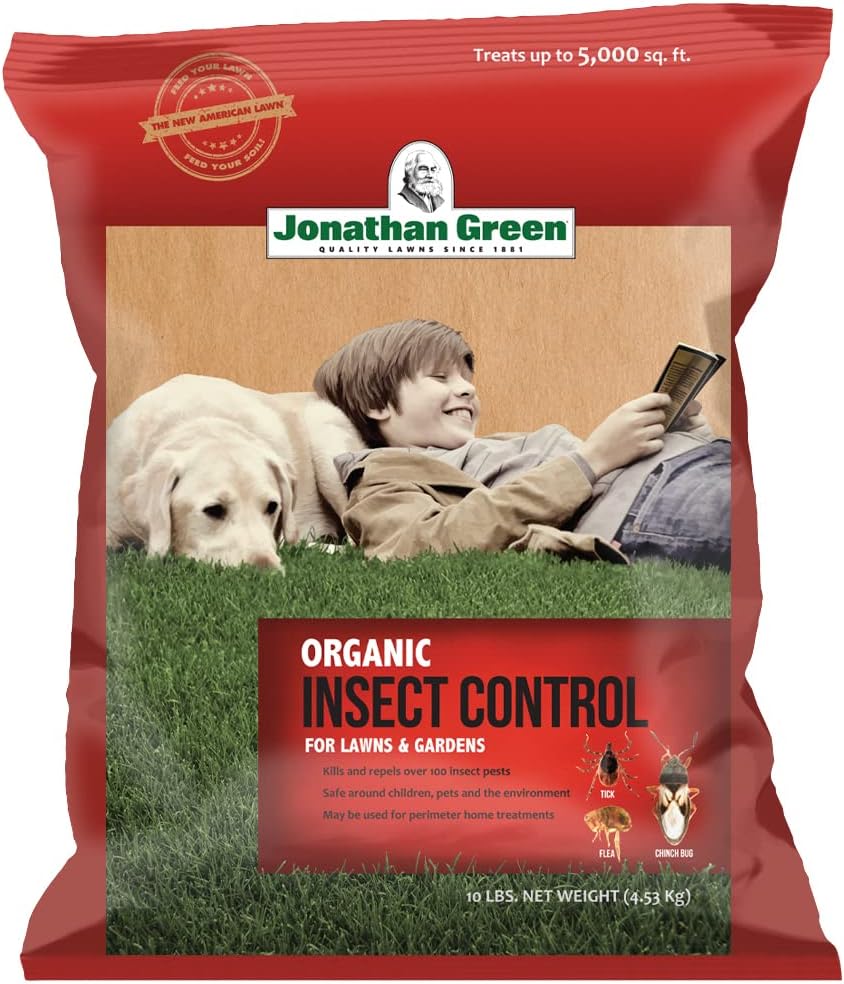 Jonathan Green (12202) Organic Insect Control For Lawns & Gardens - Lawn Insect Killer (5,000 Sq. Ft.)