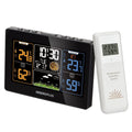 INKBIRDPLUS Home Weather Station Wireless Indoor Outdoor, Digital Thermometer and Hygrometer Weather Forecast Station with FCC Radio Clock, Temperature Humidity Alarm & Color LCD