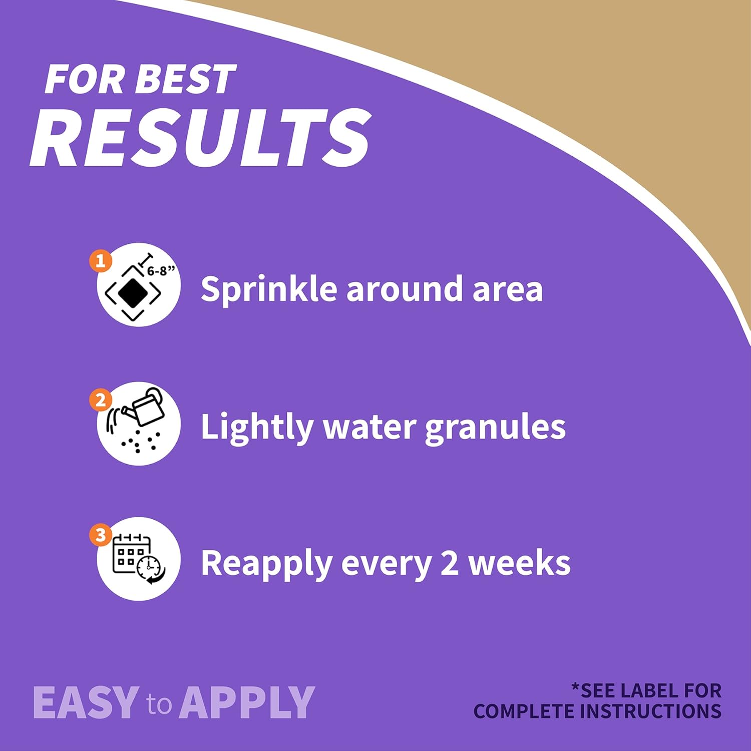 Bonide Repels-All Animal Repellent Granules, 6 lbs. Ready-to-Use Deer & Rabbit Repellent, Deter Pests from Lawn & Garden