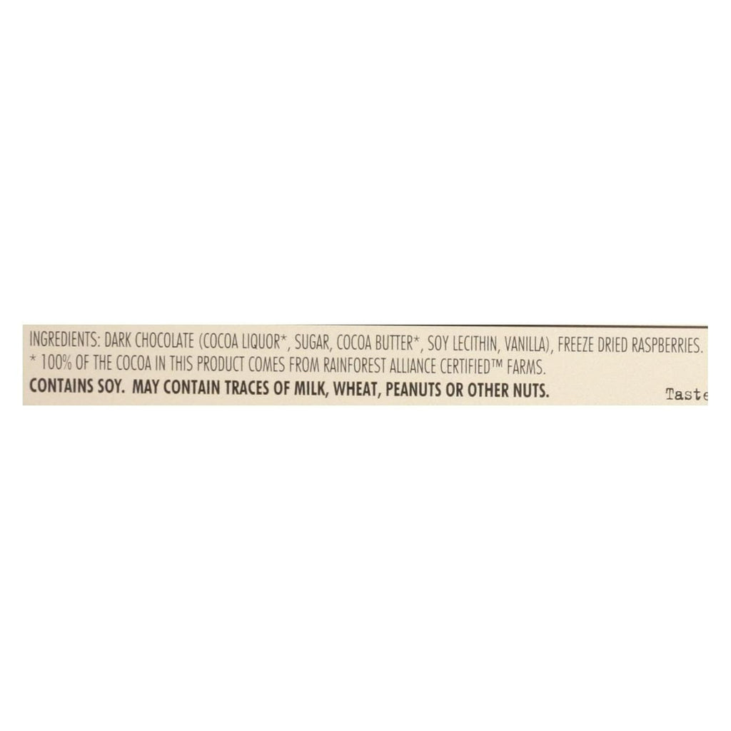 Chocolove Xoxo Dark Chocolate Raspberry Bar 3.1 Ounce (Pack of 12)