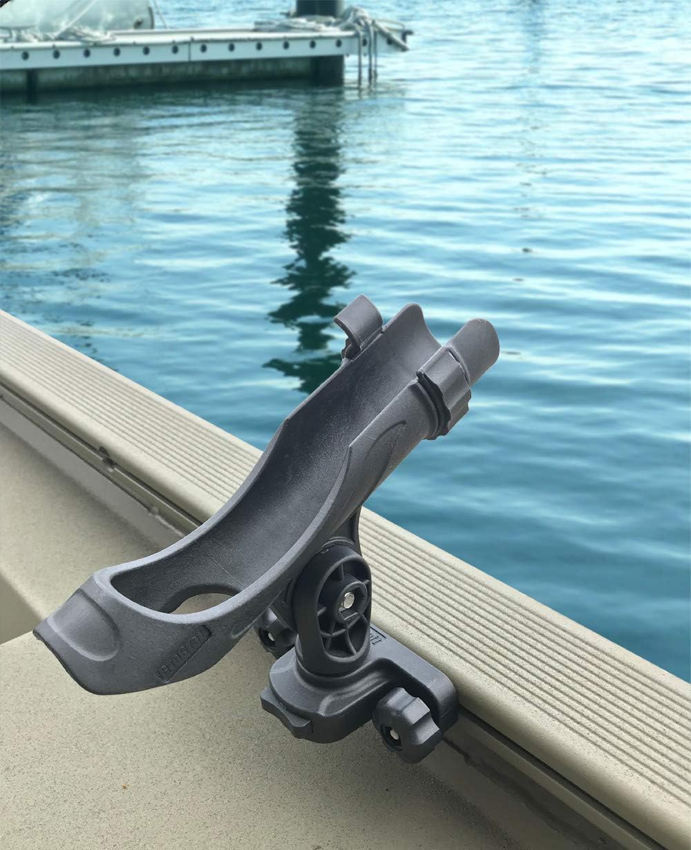 Brocraft Versatrack Track System Rod Holder / 90 Degree Lund Boat Sport Trak Rod Holder / Lund Boat Rod Holder - 4 Pack