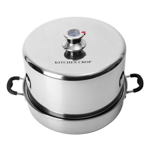 Steam Canner with Temperature Indicator (Stainless Steel Steam Canner)