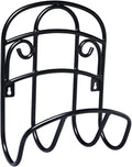 Liberty Garden Products Garden 231 Wall Mount Decorative Wire Garden Butler Hose Hanger, Holds 125-Feet of 5/8-Inch Hose - Black