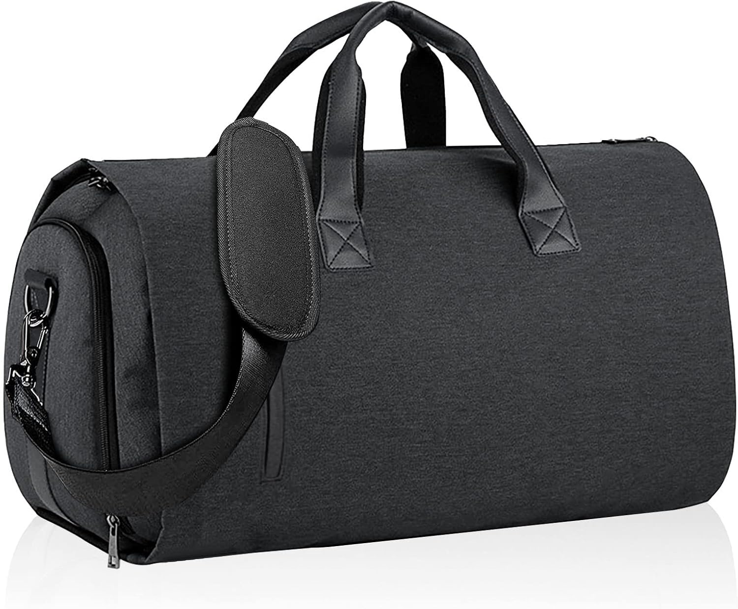 Carry On Garment Bag for Travel Suit Bag Men Women Dress, Convertible Garment Duffel Bag Hanging Clothes,Weekend Duffle Bags,Foldable Carry On Bag with Shoe Compartment Pockets Shoulder Strap