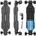 Caroma 38" Electric Skateboard with Remote, 1200W Brushless Motor, 28 Miles Range & 28Mph Top Speed, Max Load 300lbs, 9 Layer Maple Wood, Safety Luminous Sandpaper, Electric Longboard for Adults Teens