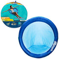 SwimWays Spring Float Papasan Pool Lounger for Swimming Pool, Inflatable Pool Floats Adult with Fast Inflation for Ages 15 & Up, Aqua