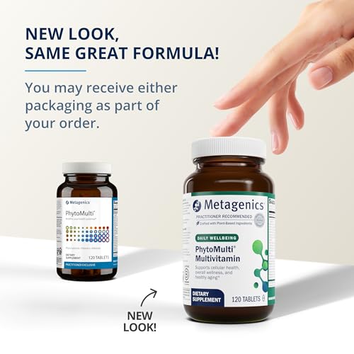 Metagenics PhytoMulti Multivitamin Without Iron - Daily Multivitamin for Overall Health & Aging - 20+ Essential Vitamins & Minerals - with Vitamin B6, Lutein, Zeaxanthin & More - 60 Tablets