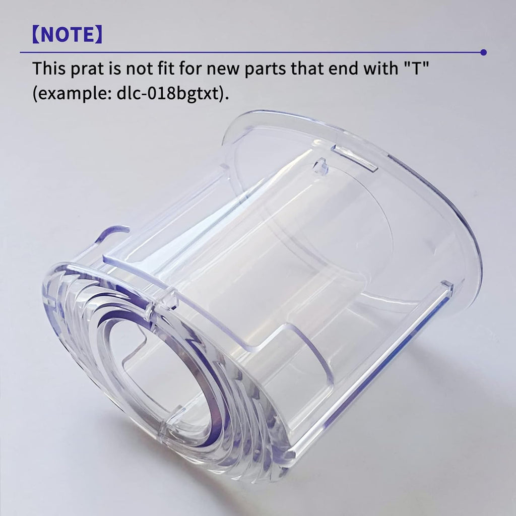 DLC-018BGTX (DLC-018BGTX-1) Large Pusher and Sleeve Assembly Fit for Food Processors, Compatible with Cuisinart Tritan Custom Food Processor DFP-14BCN, DLC-8S, DFP-14, DFP-11