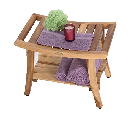 30 Inch, Teak Shower Bench, Teak Shower Stool, Shower Benches for Inside Shower, Teak Bench Shower, Teak Shower Seat, Wooden Shower Bench