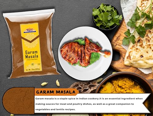 Rani Garam Masala Indian 11-Spice Blend 3oz (85g) PET Jar ~ All Natural, Salt-Free | Vegan | No Colors | Gluten Friendly | NON-GMO| Kosher | Indian Origin