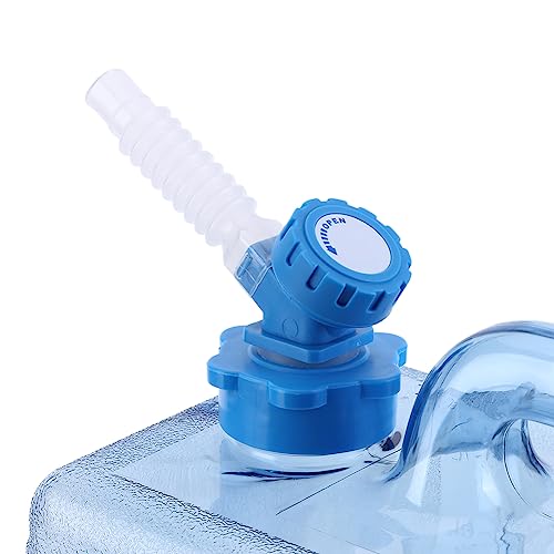 Transparent Water Container with Spigot - Portable Camping Water Tank BPA Free Water Jug - Emergency Water Storage for Camp Outdoor Hiking