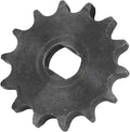 Qiilu 25H Sprocket Bike Sprocket and Chain 14 Tooth Sprocket Gear 428 Metal Chain Sprocket for Electric Scooter 12X17Mm