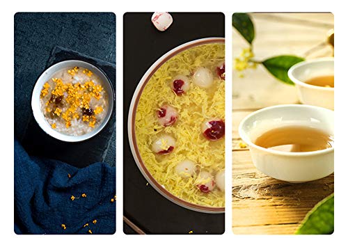 TooGet Fragrant Osmanthus Fragrans Herb Loose Leaf Tea 100% Natural Dried Osmanthus Flower Herbal Tea Top Grade - 4 OZ
