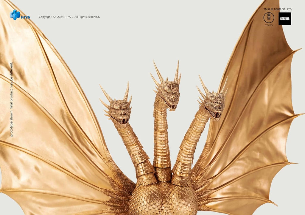 Hiya Toys Godzilla vs. King Ghidorah - King Ghidorah Exquisite Basic Series Previews Exclusive Action Figure