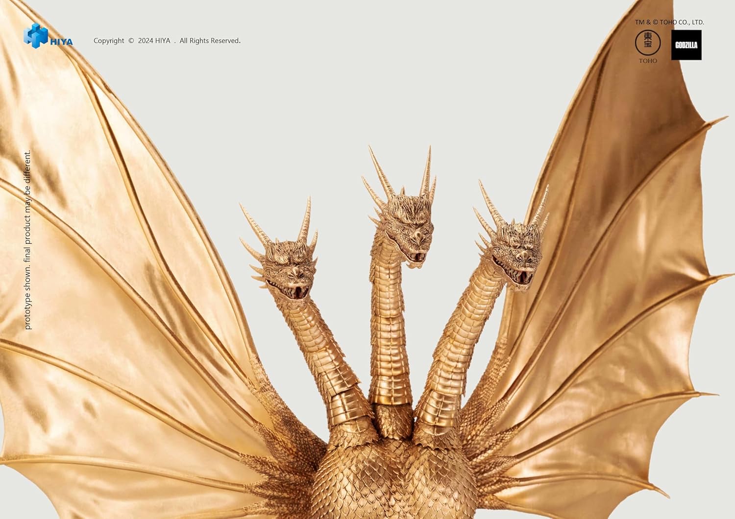 Hiya Toys Godzilla vs. King Ghidorah - King Ghidorah Exquisite Basic Series Previews Exclusive Action Figure