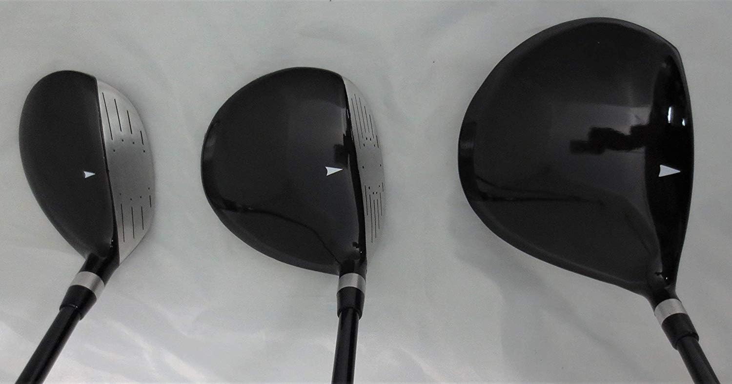 New Mens Left Handed Complete Golf Set Custom Made Clubs for Tall Men 6'0" to 6' 6" Tall Driver, Fairway Wood, Hybrids, Irons, Putter, Stand Bag