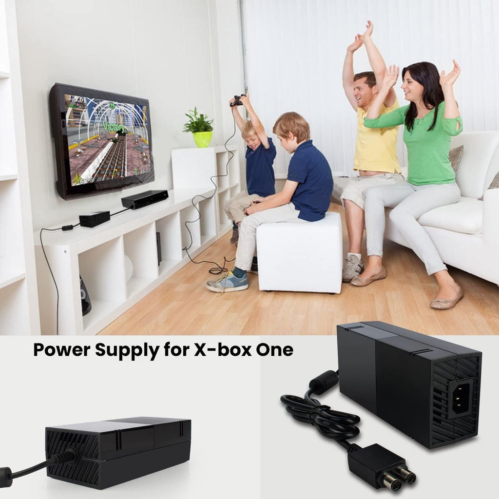 Power Supply Brick for Xbox One, Xbox Power Supply Brick Cord AC Adapter Power Supply Charger Replacement for Xbox One