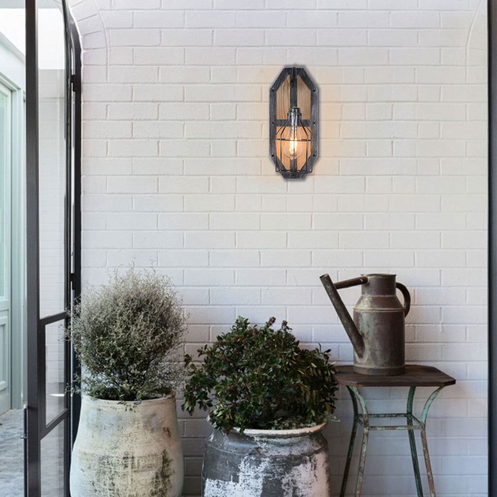 Farmhouse Wall Light Fixture Sconce Vintage Industrial Rustic Metal Wall Lamp