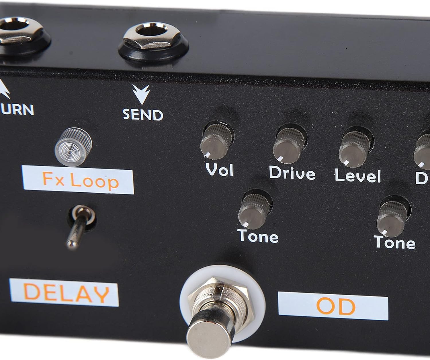 Multi Effects Guitar Pedal, 5 Mode Reverb Delay Fx LOOP Distortion Overdrive Guitar Tuning Accessories