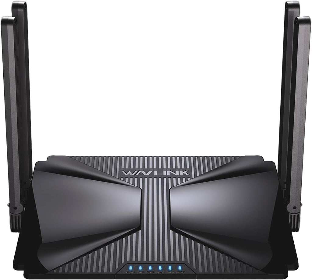 WiFi 6 Router AX3000 Wireless Internet High Speed Smart Router with 5dBi High-gain Antennas, Dual Band Gigabit Computer Router Mesh Support for Homes up to 3000 Sq. ft, VPN, Parental Control