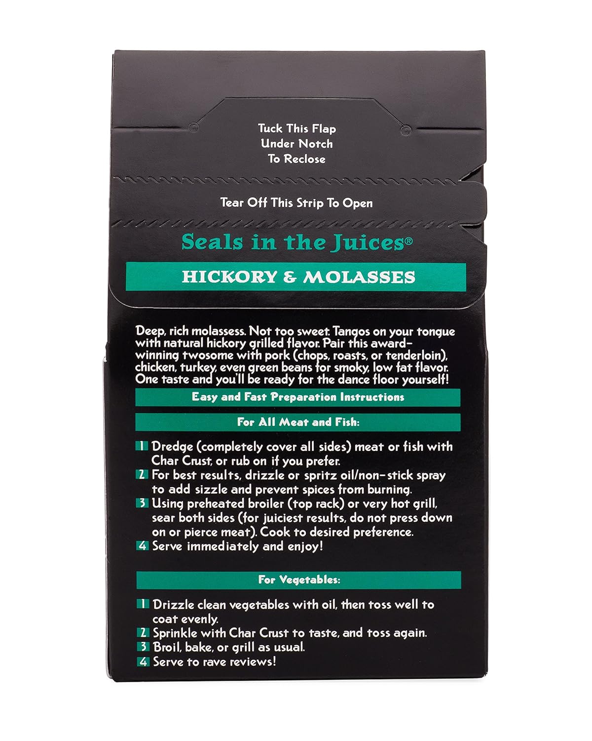 Char Crust Dry-Rub Seasoning, Hickory and Molasses, 4 Oz (Pack of 1)