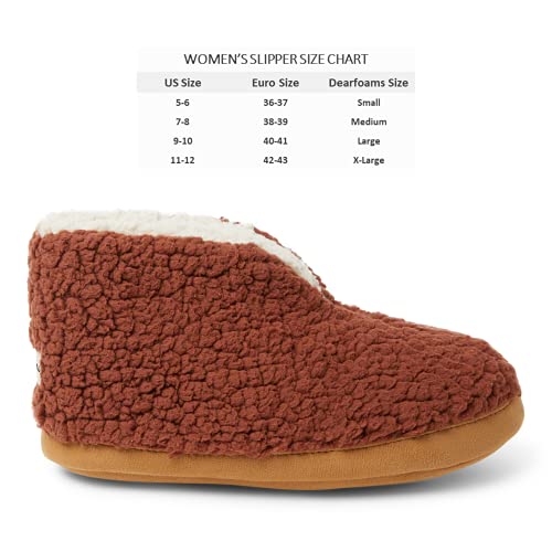 Dearfoams Women's Heritage Warm Up Bootie Slipper