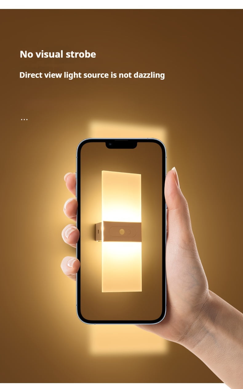 Battery Operated Wall Sconce, Wall Lights For Bedroom Living Room Hallway Decor, Rechargeable Motion Sensor Light Indoor, Magnetic Closet Lights, Wireless Under Counter Lights For Kitchen