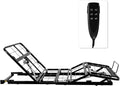 Twin XL Power Adjustable Bed Base Frame No Legs for Storage Platform Rv Bed,Wired Remote,Zero Clearance,Super Easy Assembly No Tools Needed