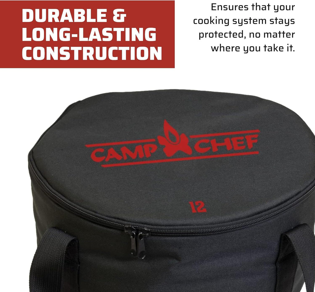 Camp Chef Dutch Oven Carry Bag - Carry Bag for Dutch Oven Accessories & Camping Gear - 12"