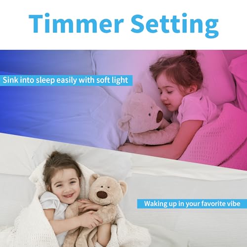 100FT LED Lights for Bedroom, RGB LED Strip Lights Music Sync Color Changing Effects, DIY Cuttable Led Light Strip with Remote and App Control Led Lights for Room Decor Aesthetic and Parties