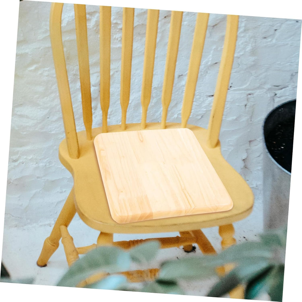 DOITOOL Square Stool Home Stool Seat Replacement Square Dining Table Stool Seat Replacement for Wooden Stool Square Wooden Chair Seat Replacement Wooden Stool Seat Solid Wood Frp