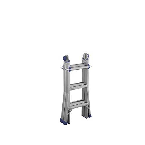 COSCO 18 ft Reach Height Aluminum Multi-Position Ladder, 300 lb. Load Capacity Type IA Duty Rating