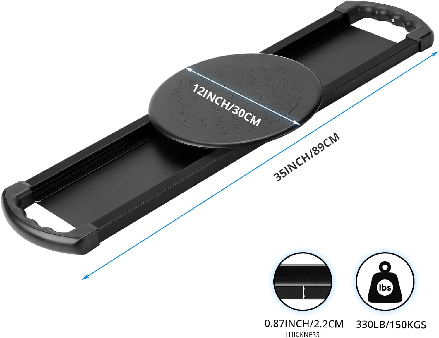 Transfer Board 35"*12"- Patient Slide Assist Device, Slide Board, Sliding Board to Wheelchair Transfer,Transfer Disc for Elderly, Easy Transfer from Wheelchair to Bed, Toilet, Tub, Car.