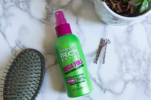 Garnier Fructis Style Mega Full Thickening Lotion, 5.0 Oz, 3 Count (Packaging May Vary)