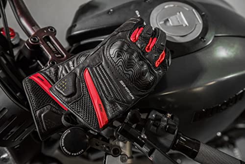 SHIMA Rush Motorcycle Gloves - Breathable Reinforced City Summer Touchscreen Biker Riding Gloves with Protectors