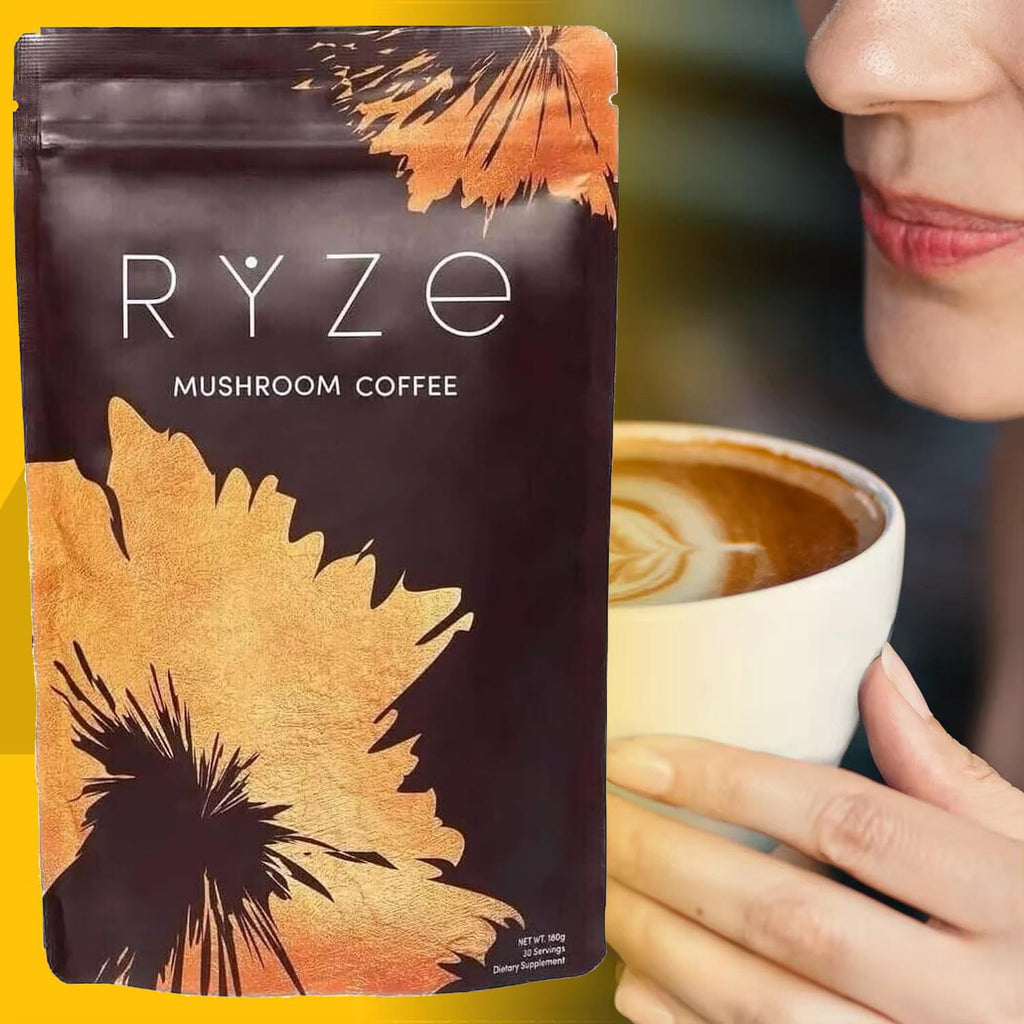 RYZE Mushroom Coffee Organic Mushroom Coffee New Organic Ryze Mushroom Coffee - 1 Pack