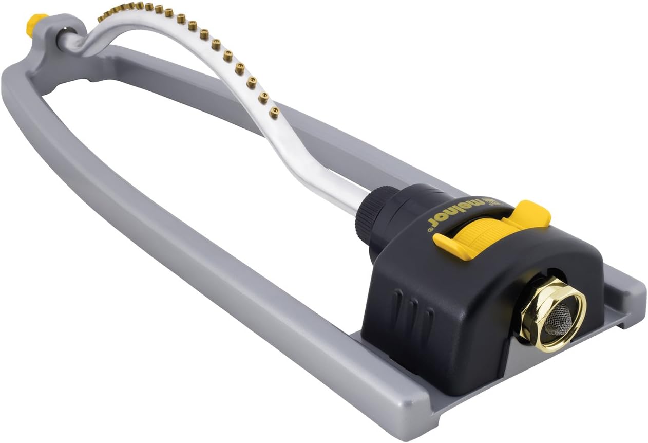 Melnor XT Metal Turbo Oscillating Sprinkler; Waters up to 3600 sq. ft.