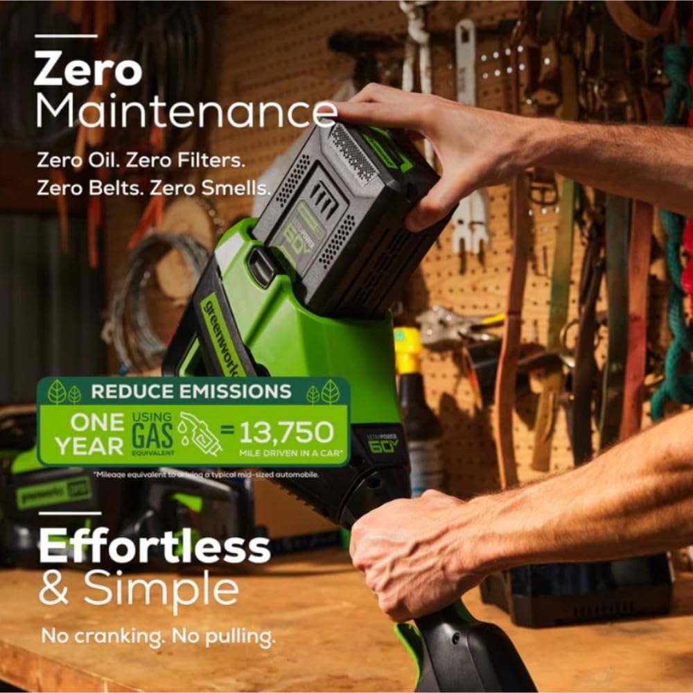 Greenworks Pro Bare Tool 60-Volt Max Lithium Ion 16-Inch GEN2 Straight Brushless Cordless Electric String Trimmer; Battery and Charger Not Included