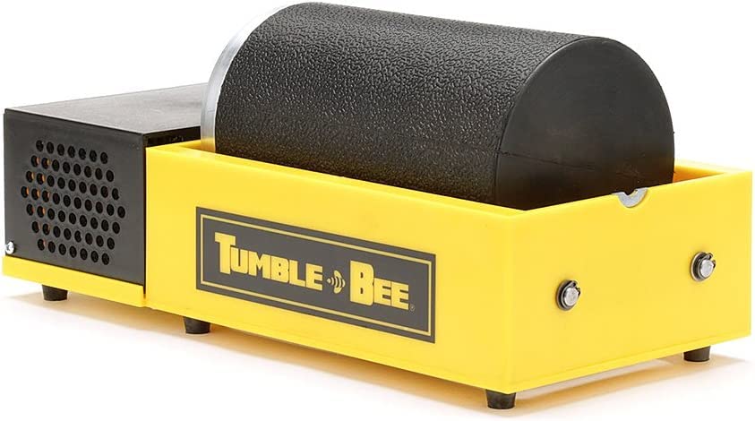 Rock Tumbler - Rotary Rock Tumbler for Polishing Stones, Rocks, Glass and Metals - Polishing Tool for Adults & Kids, Model TB-22, 2X2LB Barrel