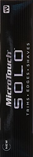 Micro Touch SOLO Men's Rechargeable Full Body Hair Trimmer, Shaver and Groomer, Blue